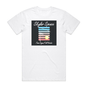 Skylar Spence Fiona Coyne Fall Harder Album Cover T-Shirt White