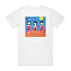 Shonen Knife 712 Album Cover T-Shirt White Shonen Knife 712 Album Cover T-Shirt White