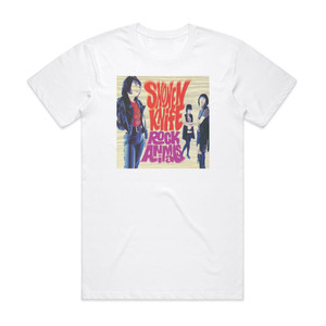 Shonen Knife Rock Animals Album Cover T-Shirt White Shonen Knife Rock Animals Album Cover T-Shirt White