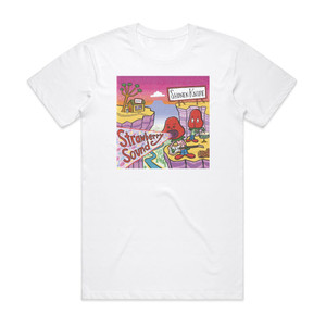 Shonen Knife Strawberry Sound Album Cover T-Shirt White Shonen Knife Strawberry Sound Album Cover T-Shirt White