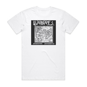 Samael Medieval Prophecy 1 Album Cover T-Shirt White Samael Medieval Prophecy 1 Album Cover T-Shirt White