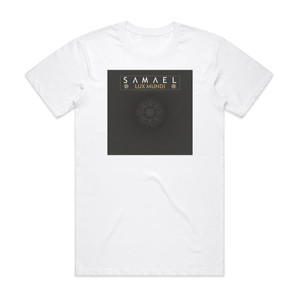 Samael Lux Mundi Album Cover T-Shirt White Samael Lux Mundi Album Cover T-Shirt White