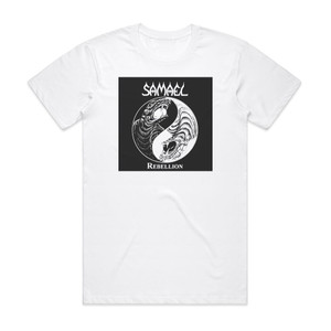 Samael Rebellion Album Cover T-Shirt White Samael Rebellion Album Cover T-Shirt White