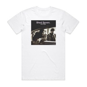 Shed Seven Let It Ride Album Cover T-Shirt White Shed Seven Let It Ride Album Cover T-Shirt White