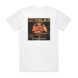 Skinlab Bound Gagged And Blindfolded Album Cover T-Shirt White Skinlab Bound Gagged And Blindfolded Album Cover T-Shirt White