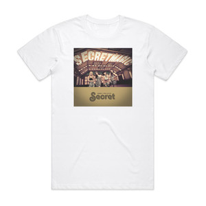 Secret Secret Time Album Cover T-Shirt White Secret Secret Time Album Cover T-Shirt White