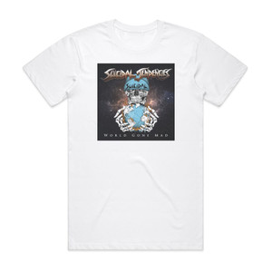 Suicidal Tendencies World Gone Mad 1 Album Cover T-Shirt White Suicidal Tendencies World Gone Mad 1 Album Cover T-Shirt White