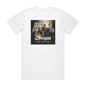 Sniper Trait Pour Trait Album Cover T-Shirt White