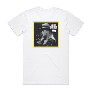 Sarah Connor Muttersprache Live Ganz Nah Album Cover T-Shirt White Sarah Connor Muttersprache Live Ganz Nah Album Cover T-Shirt White