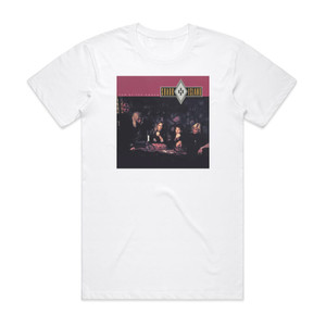 Shark Island Law Of The Order Album Cover T-Shirt White Shark Island Law Of The Order Album Cover T-Shirt White