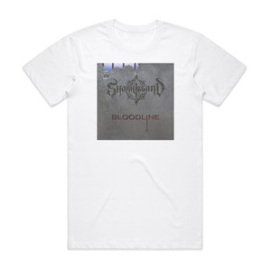 Shark Island Bloodline Album Cover T-Shirt White Shark Island Bloodline Album Cover T-Shirt White