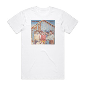 Split Enz Frenzy Album Cover T-Shirt White Split Enz Frenzy Album Cover T-Shirt White