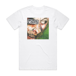 Sunk Loto Society Anxiety Album Cover T-Shirt White Sunk Loto Society Anxiety Album Cover T-Shirt White