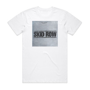 Skid Row 40 Seasons The Best Of Skid Row 1 Album Cover T-Shirt White Skid Row 40 Seasons The Best Of Skid Row 1 Album Cover T-Shirt White