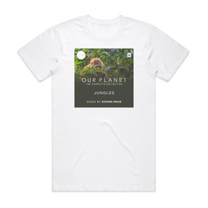 Steven Price Jungles Our Planet Episode 3 Album Cover T-Shirt White Steven Price Jungles Our Planet Episode 3 Album Cover T-Shirt White