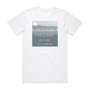 Steven Price One Planet Our Planet Episode 1 Album Cover T-Shirt White Steven Price One Planet Our Planet Episode 1 Album Cover T-Shirt White