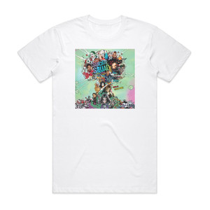 Steven Price Suicide Squad Album Cover T-Shirt White Steven Price Suicide Squad Album Cover T-Shirt White