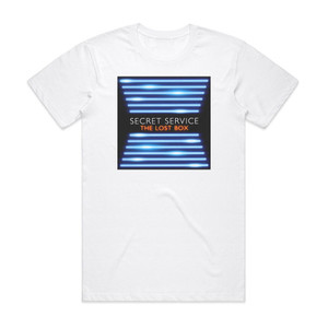 Secret Service The Lost Box Album Cover T-Shirt White Secret Service The Lost Box Album Cover T-Shirt White
