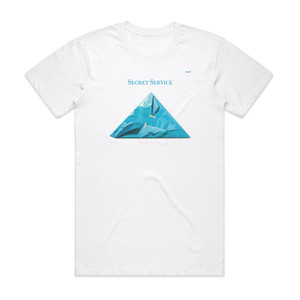 Secret Service Aux Deux Magots Album Cover T-Shirt White Secret Service Aux Deux Magots Album Cover T-Shirt White