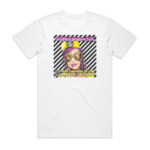 Sonic Boom Six For The Kids Of The Multiculture Album Cover T-Shirt White Sonic Boom Six For The Kids Of The Multiculture Album Cover T-Shirt White