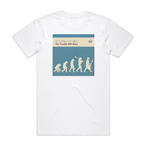 Scouting for Girls The Trouble With Boys Album Cover T-Shirt White Scouting for Girls The Trouble With Boys Album Cover T-Shirt White