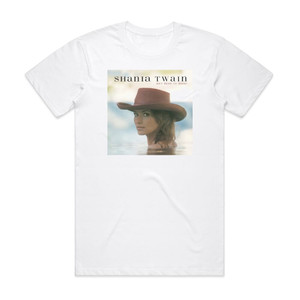 Shania Twain Any Man Of Mine 2 Album Cover T-Shirt White Shania Twain Any Man Of Mine 2 Album Cover T-Shirt White