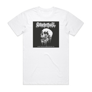 Skelethal Antropomorphia Album Cover T-Shirt White Skelethal Antropomorphia Album Cover T-Shirt White