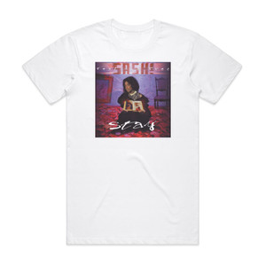 Sash Stay Album Cover T-Shirt White Sash Stay Album Cover T-Shirt White