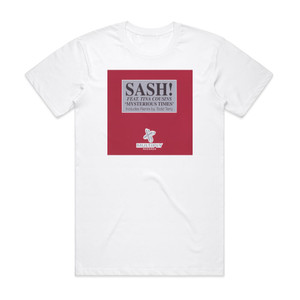 Sash Mysterious Times Album Cover T-Shirt White Sash Mysterious Times Album Cover T-Shirt White