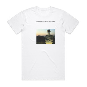 Simple Minds Empires And Dance Album Cover T-Shirt White Simple Minds Empires And Dance Album Cover T-Shirt White