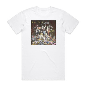 Superchrist Defenders Of The Filth Album Cover T-Shirt White Superchrist Defenders Of The Filth Album Cover T-Shirt White