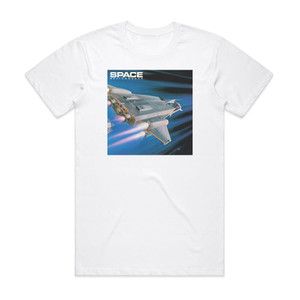 Space Deliverance 1 Album Cover T-Shirt White Space Deliverance 1 Album Cover T-Shirt White