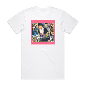Super Junior Super Junior 05 Album Cover T-Shirt White Super Junior Super Junior 05 Album Cover T-Shirt White