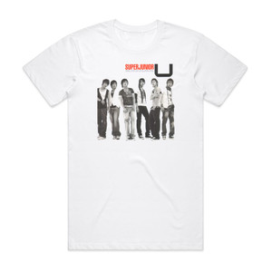 Super Junior U Album Cover T-Shirt White Super Junior U Album Cover T-Shirt White