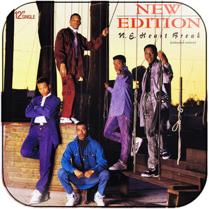New Edition Ne Heart Break Album Cover Sticker