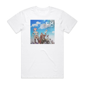 SiM Let It End Album Cover T-Shirt White SiM Let It End Album Cover T-Shirt White