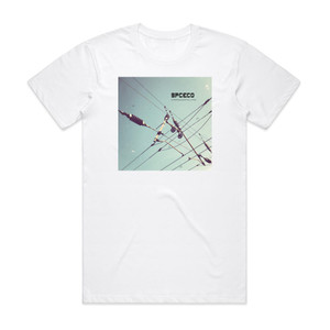 SPC ECO Sirens And Satellites Album Cover T-Shirt White SPC ECO Sirens And Satellites Album Cover T-Shirt White