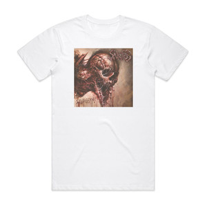 Skinless Savagery Album Cover T-Shirt White Skinless Savagery Album Cover T-Shirt White