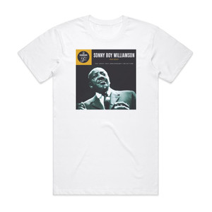Sonny Boy Williamson His Best Album Cover T-Shirt White Sonny Boy Williamson His Best Album Cover T-Shirt White