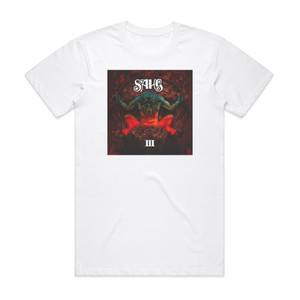 Sahg Iii Album Cover T-Shirt White Sahg Iii Album Cover T-Shirt White