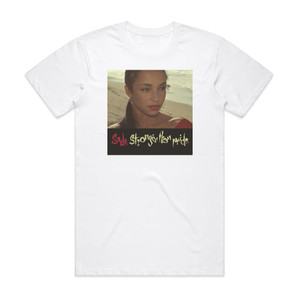 Sade Stronger Than Pride Album Cover T-Shirt White Sade Stronger Than Pride Album Cover T-Shirt White