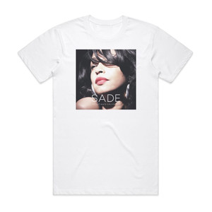 Sade The Ultimate Collection Album Cover T-Shirt White Sade The Ultimate Collection Album Cover T-Shirt White