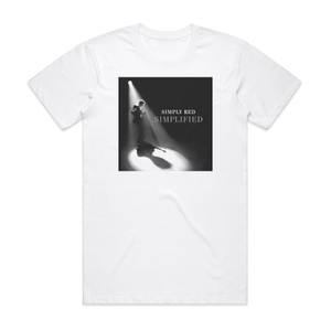 Simply Red Simplified Album Cover T-Shirt White Simply Red Simplified Album Cover T-Shirt White