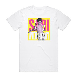 Sabi Wild Heart Album Cover T-Shirt White Sabi Wild Heart Album Cover T-Shirt White