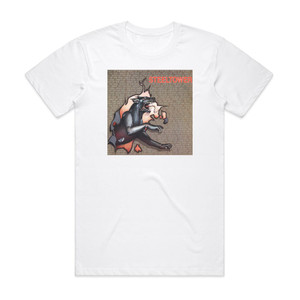 Steeltower Night Of The Dog Album Cover T-Shirt White Steeltower Night Of The Dog Album Cover T-Shirt White