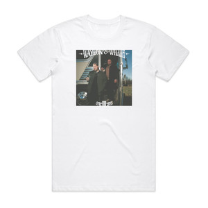 Struggle Waylon Willie Iii Album Cover T-Shirt White Struggle Waylon Willie Iii Album Cover T-Shirt White