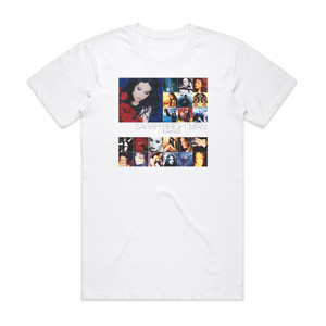 Sarah Brightman Rarities Iii Album Cover T-Shirt White Sarah Brightman Rarities Iii Album Cover T-Shirt White
