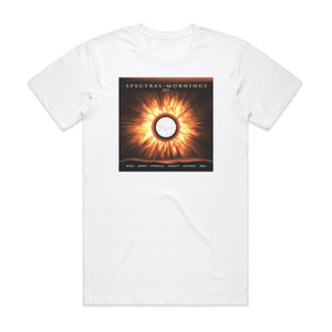 Steve Hackett Spectral Mornings 2015 Album Cover T-Shirt White Steve Hackett Spectral Mornings 2015 Album Cover T-Shirt White