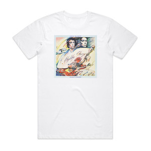 Steve Hackett Highly Strung Album Cover T-Shirt White Steve Hackett Highly Strung Album Cover T-Shirt White