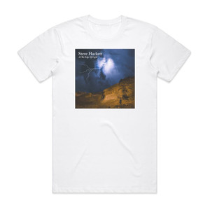 Steve Hackett At The Edge Of Light Album Cover T-Shirt White Steve Hackett At The Edge Of Light Album Cover T-Shirt White